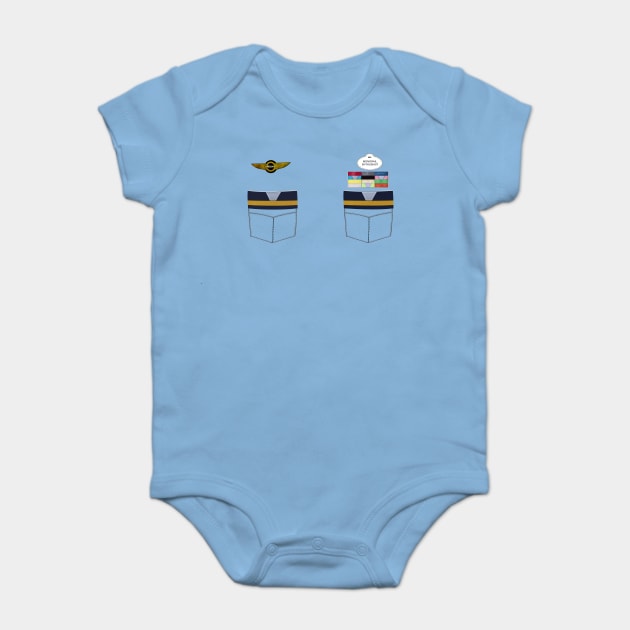 Monorail Captain! Baby Bodysuit by Bt519